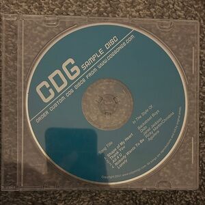 CDG Sample Disc - Blue